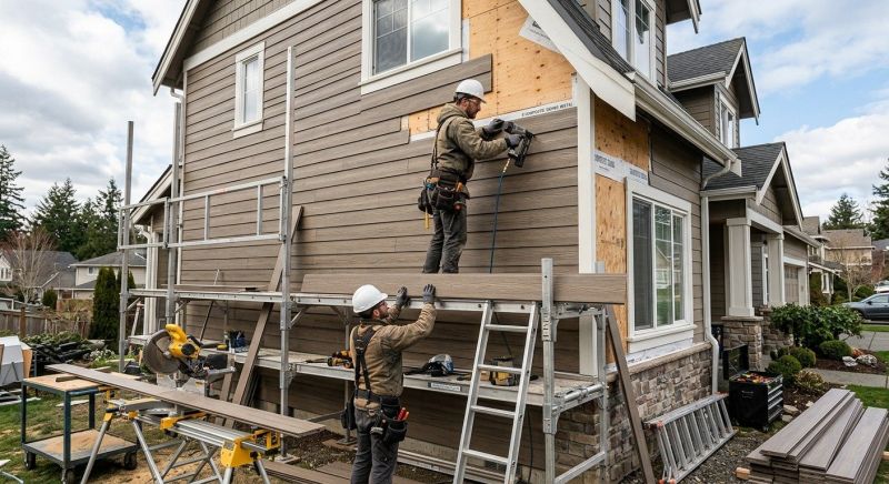 Composite Siding Installation in Harrison, TN