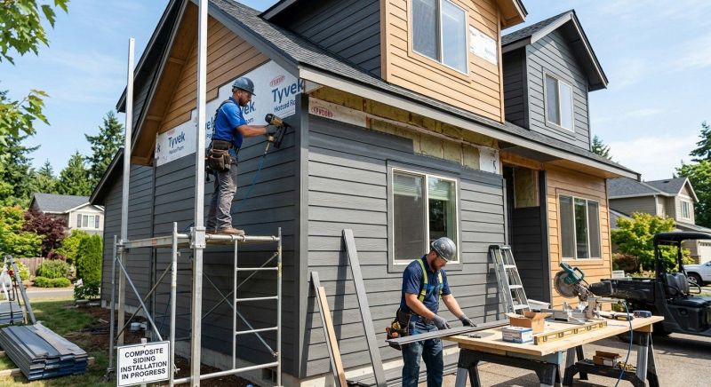 Composite Siding Installation in Harrison, TN