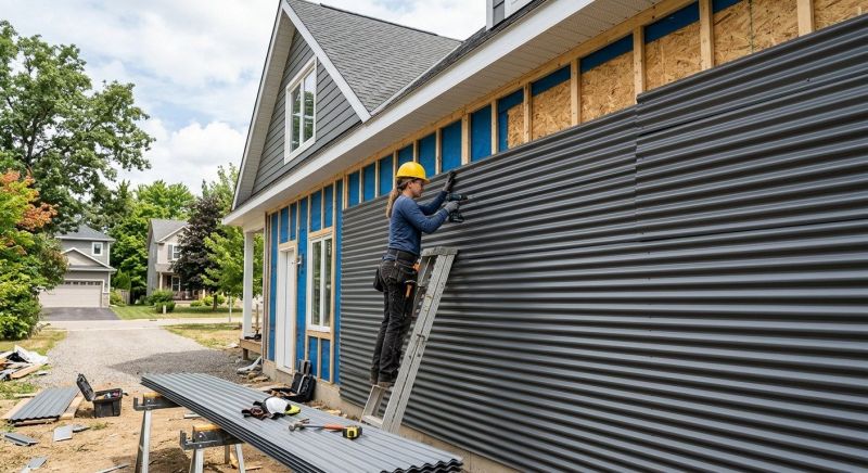 Corrugated Siding Installation in Ringgold, GA