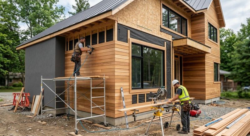 Faux Wood Siding Installation in Chickamauga, GA