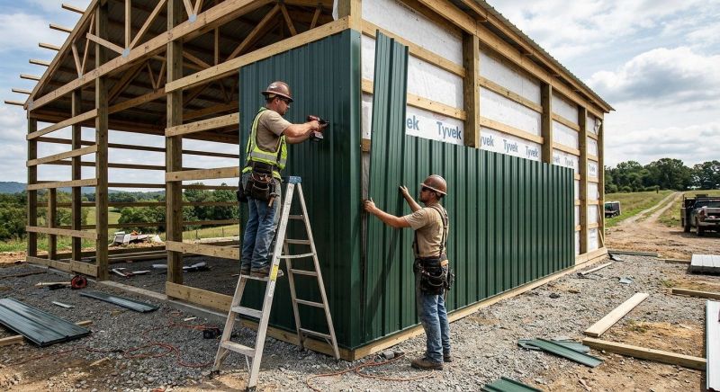 Metal Barn Siding Installation in Ringgold, GA