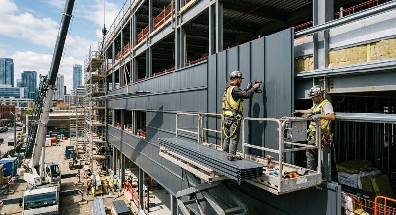 Steel Cladding Installation in Ringgold, GA